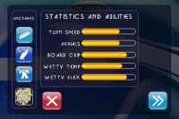 Track stats and abilities
